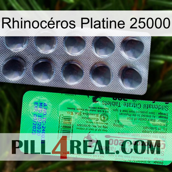 Rhinocéros Platine 25000 new04